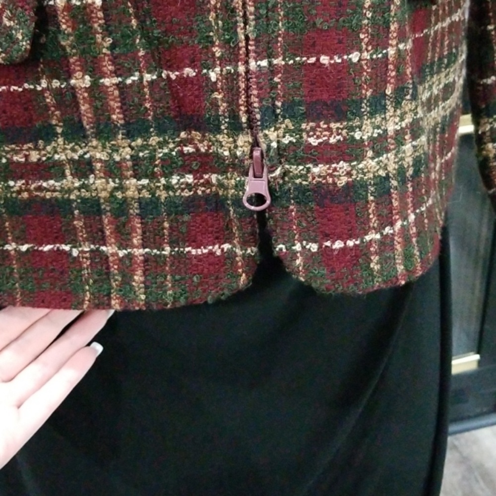 Donated. Sag Harbor plaid jacket. - Picture 4 of 6